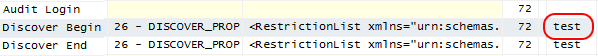 Profiler trace showing application name