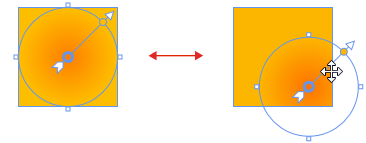 Modify a radial gradient