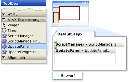 UpdatePanel-Lernprogramm