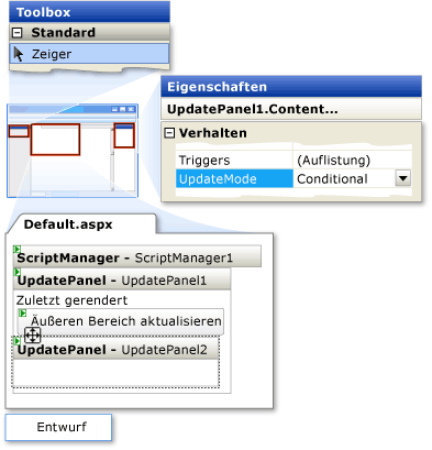 UpdatePanel-Lernprogramm