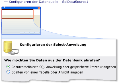 Konfigurieren Sie die Select-Anweisung