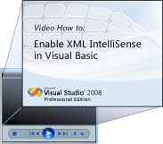 Enable XML IntelliSense