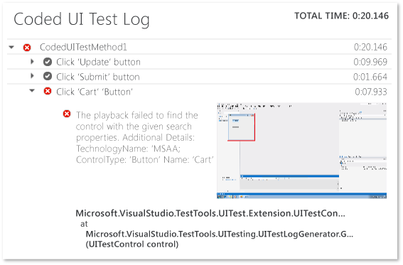 Kódované UI test souboru protokolu