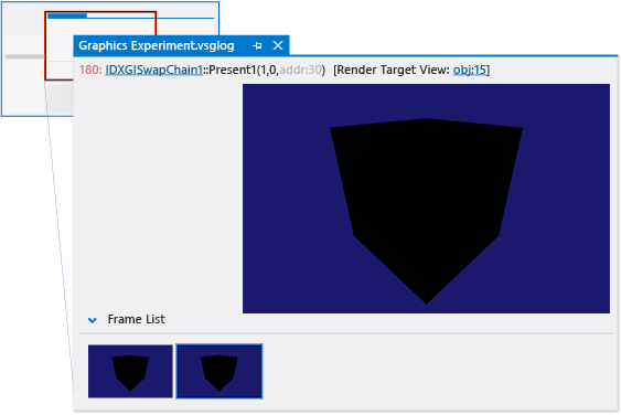 Grafika protokolu dokumentu v sadě Visual Studio.