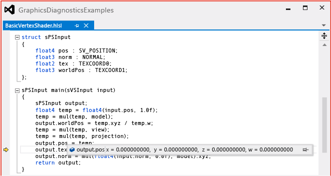 Hodnota "output.pos" byl vynulován.