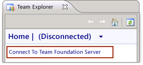 Připojení k serveru Team Foundation Server