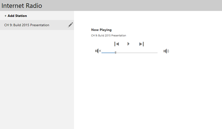 IoTDashboard Internet radio