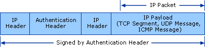 AH Tunnel Mode Packet Structure