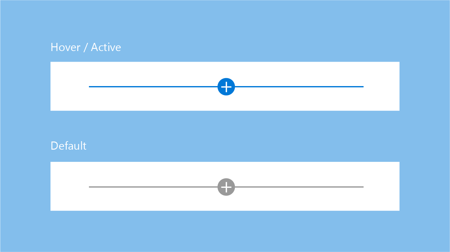 Hover and active state