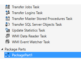 Control flow templates in toolbox