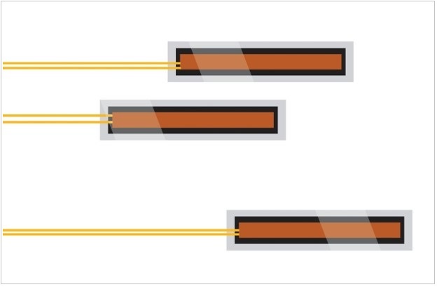 Photograph of a finished flex sensor from this activity.