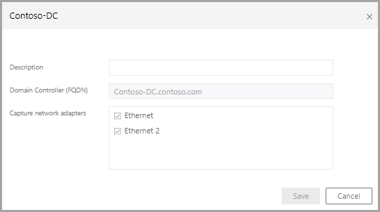 Install steps: Enter information to configure sensor.