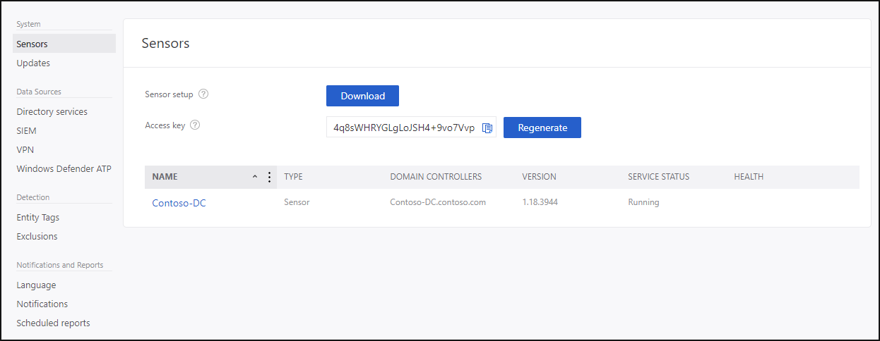 Install steps: Select sensors in Microsoft Defender for Office 365 portal.