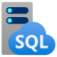 Snímek obrazovky s logem spravované instance Azure SQL