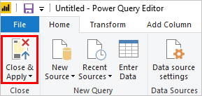 Zavření a použití v Power BI