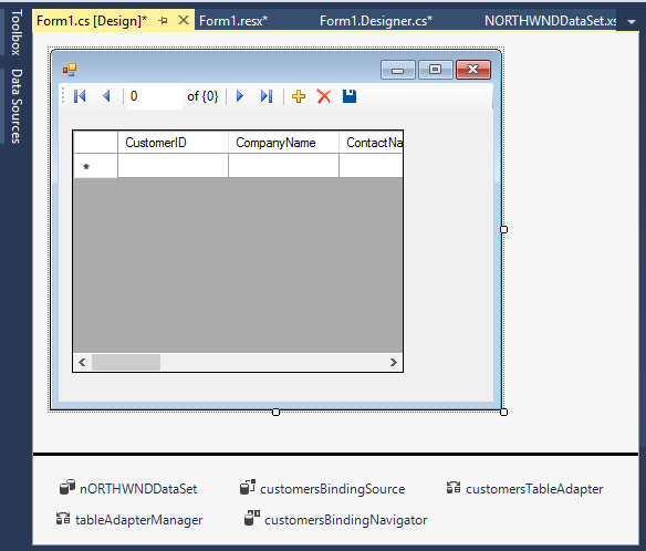 GridView s BindingNavigatorem