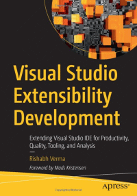 obálka knihy o rozšíření Visual Studio Development.