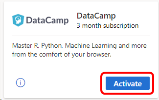 dlaždice benefitu DataCamp