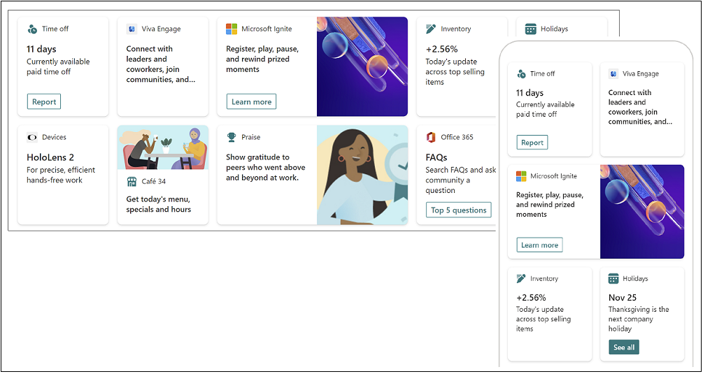 Viva Connections Dashboard