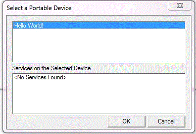 wpdinfo device selection.