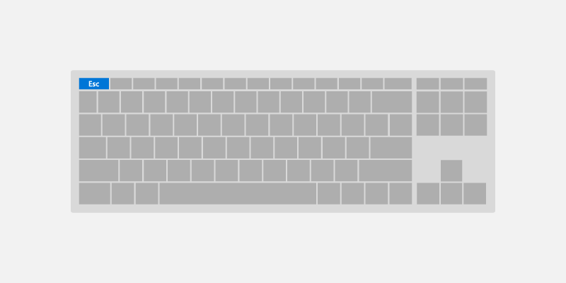 Esc key