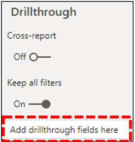 Drillthrough in the Power BI Connector.