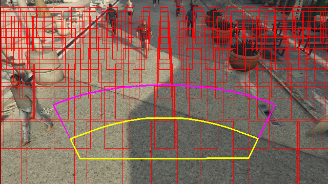 Zone placement info visualization