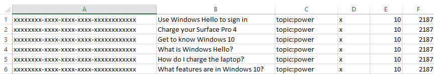 Input second version of .tsv file from batch test