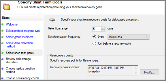 Specify Short-Term Goals