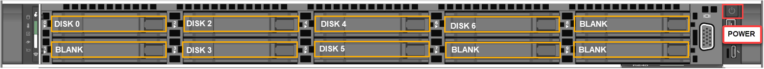 Front plane of a device