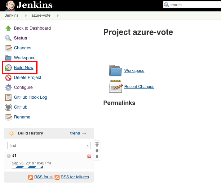 Jenkins test build