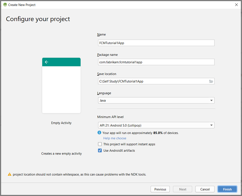 Configure project