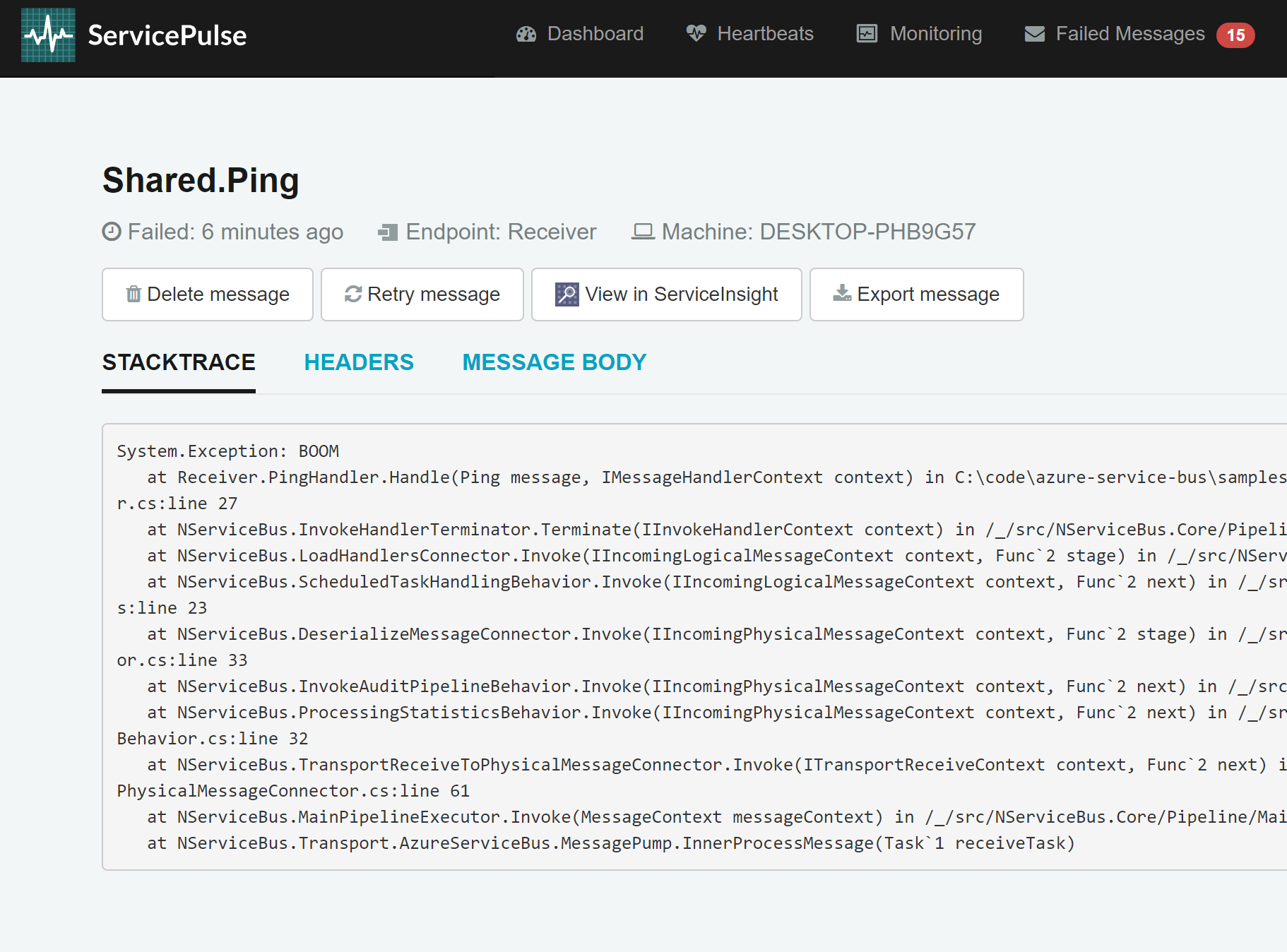 Image showing ServicePulse, from Particular Software