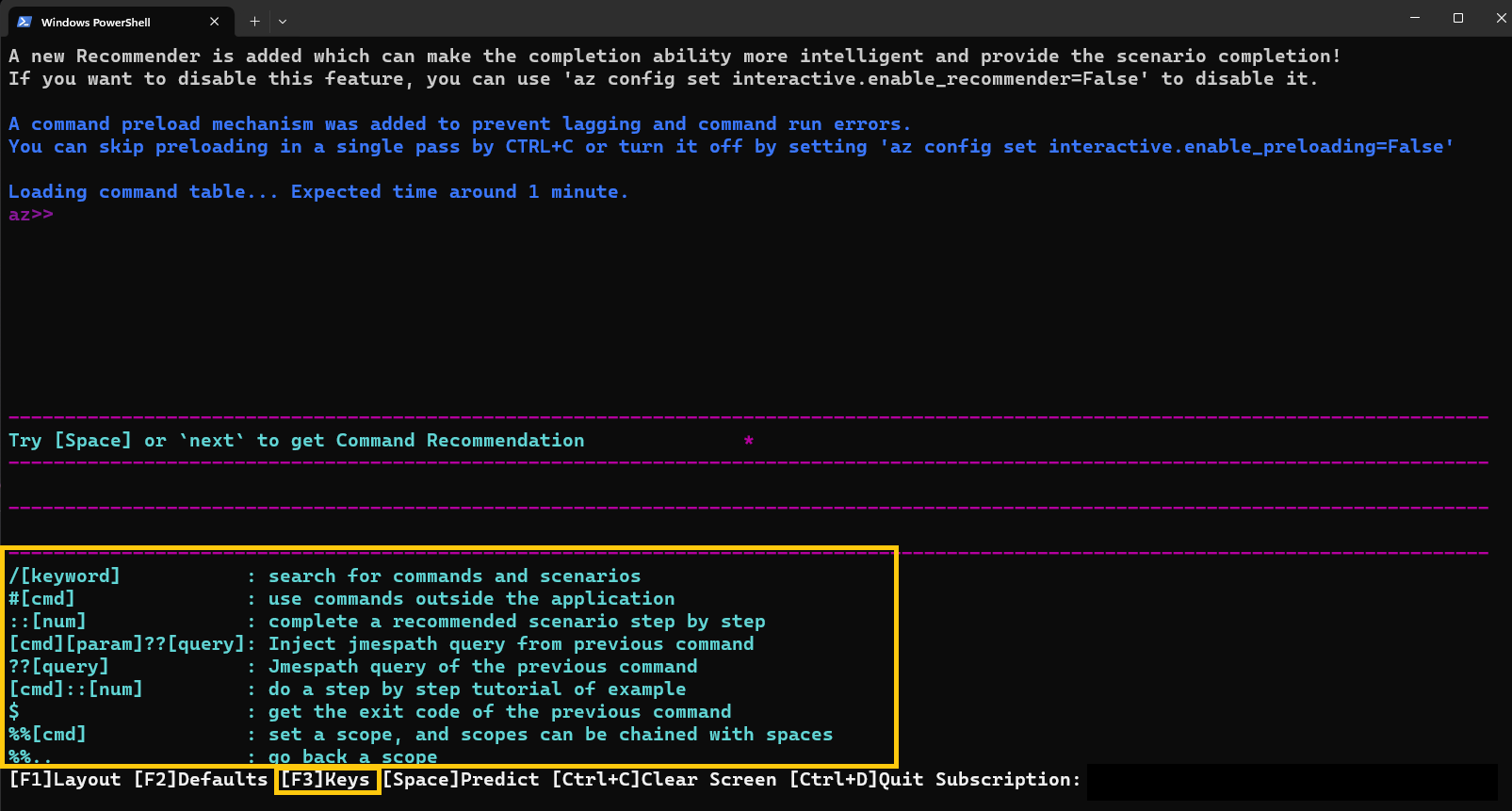 Key gestures toggle