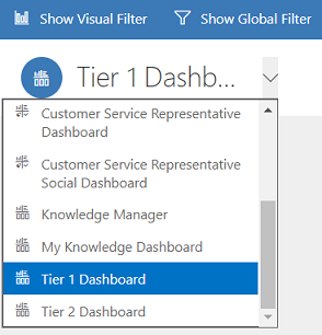 Vælg et dashboard.