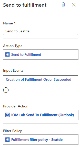 Send to fulfillment properties (Seattle)