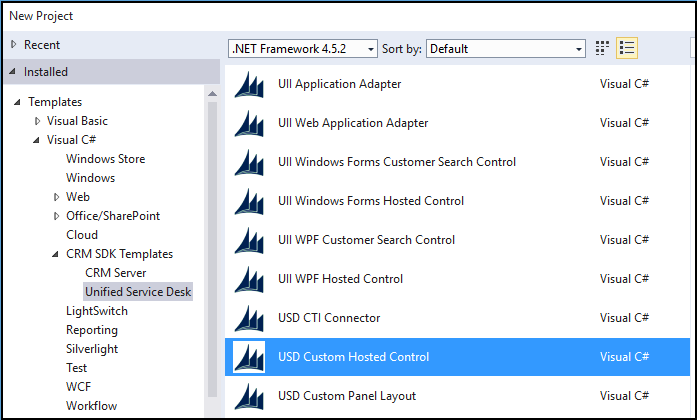 Template for creating a custom hosted control.