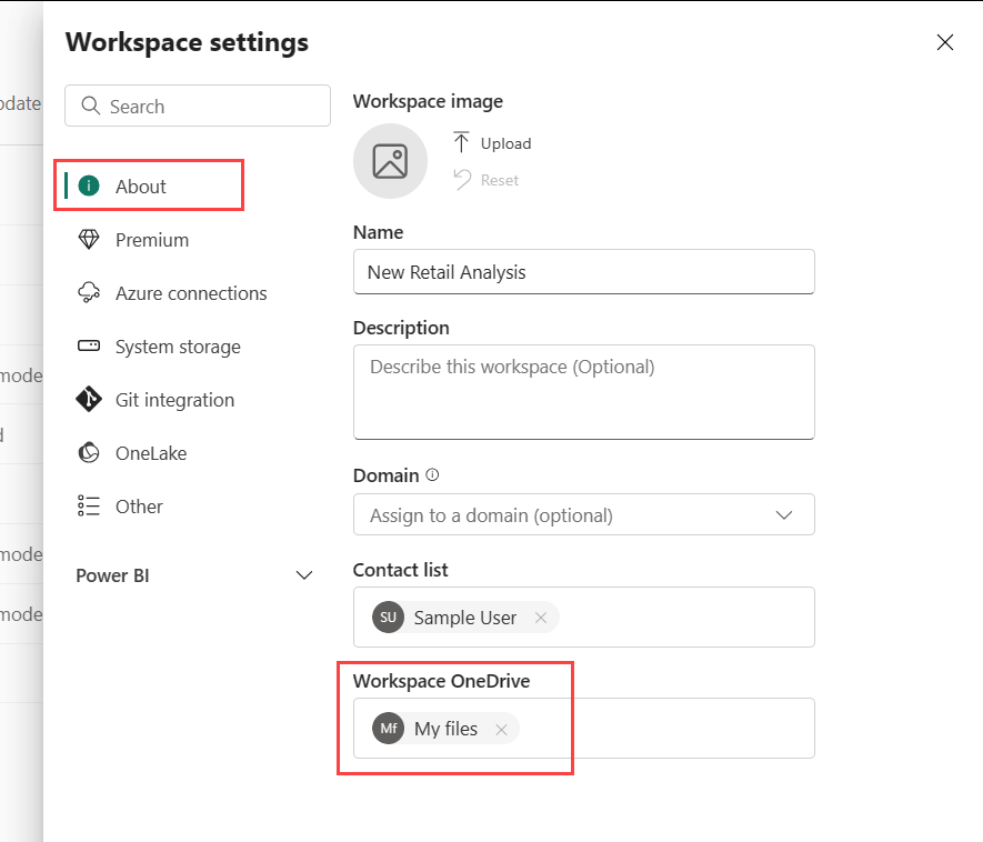 Skærmbillede af tilføjelse af SharePoint-oplysninger.