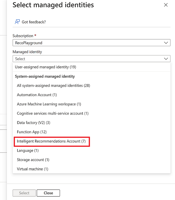 IAM med systemtildelt administreret identitet.