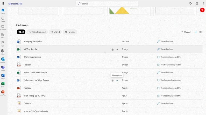 Graphic shows the user right-clicks on the excel file and select the related suppliers.