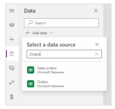 Vælg Vis, Datakilder, Tilføj datakilde.