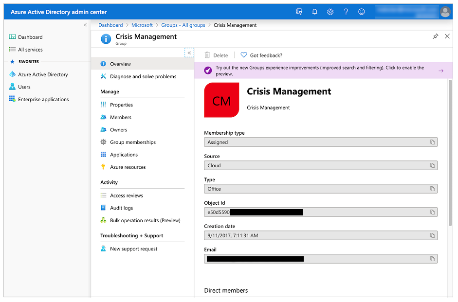 Hentning af id for Microsoft Entra.