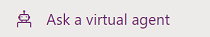 Menuen Spørg en virtuel helpdesk-medarbejder er udvidet.