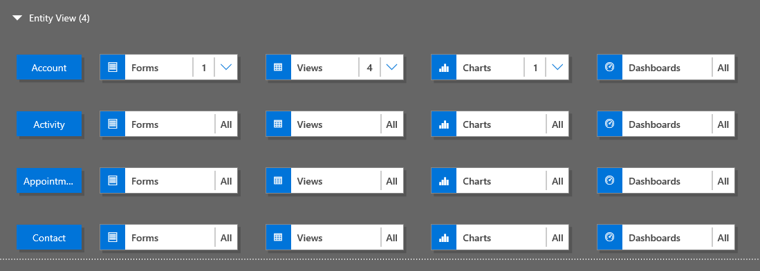 Føj tabel til lærred i appdesigneren.