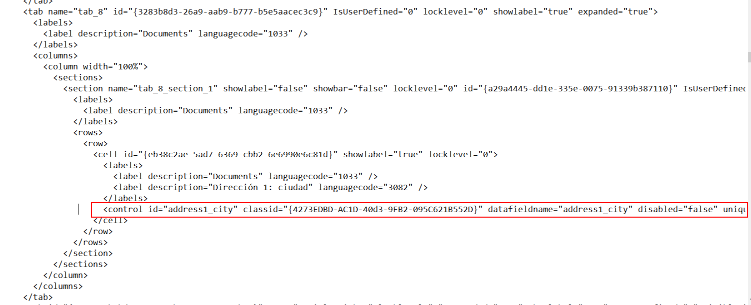 XML-eksempels indsættelsespunkt.