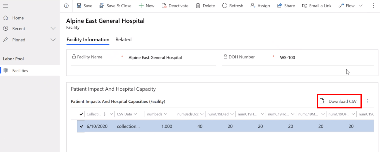 Downloade CDC-data