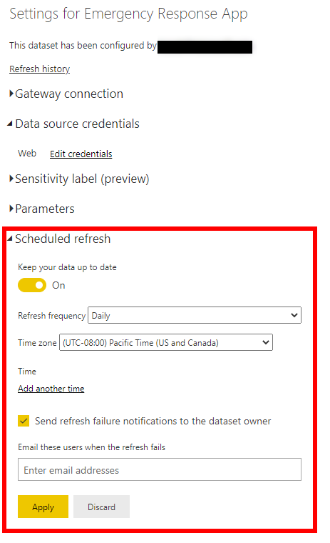 Planlagt opdatering