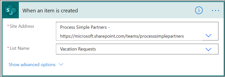 SharePoint-oplysninger.