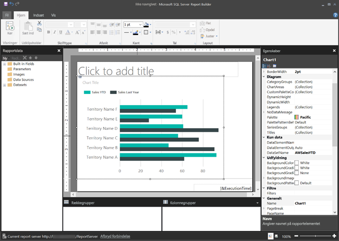 Report Design view