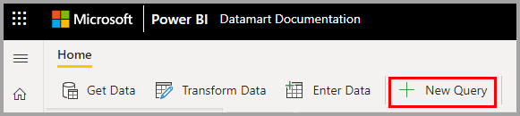 Skærmbillede af den nye forespørgselsknap på datagitterbåndet.